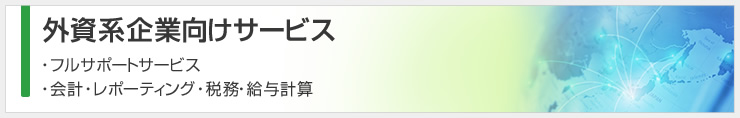 外資系企業向けサービス